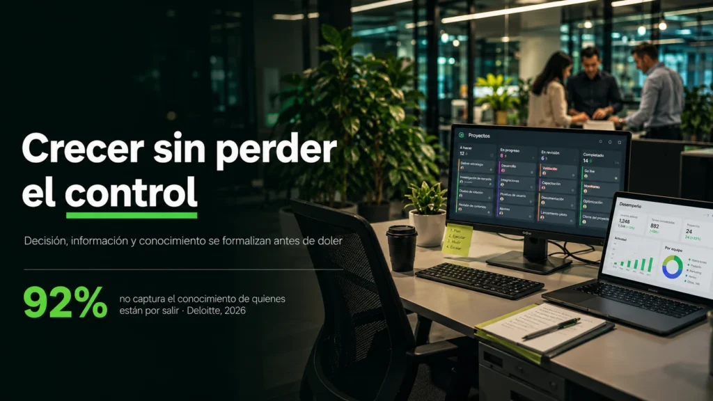 Cómo organizar una empresa en crecimiento antes de que cueste un cliente