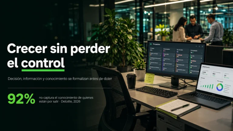 Cómo organizar una empresa en crecimiento antes de que cueste un cliente