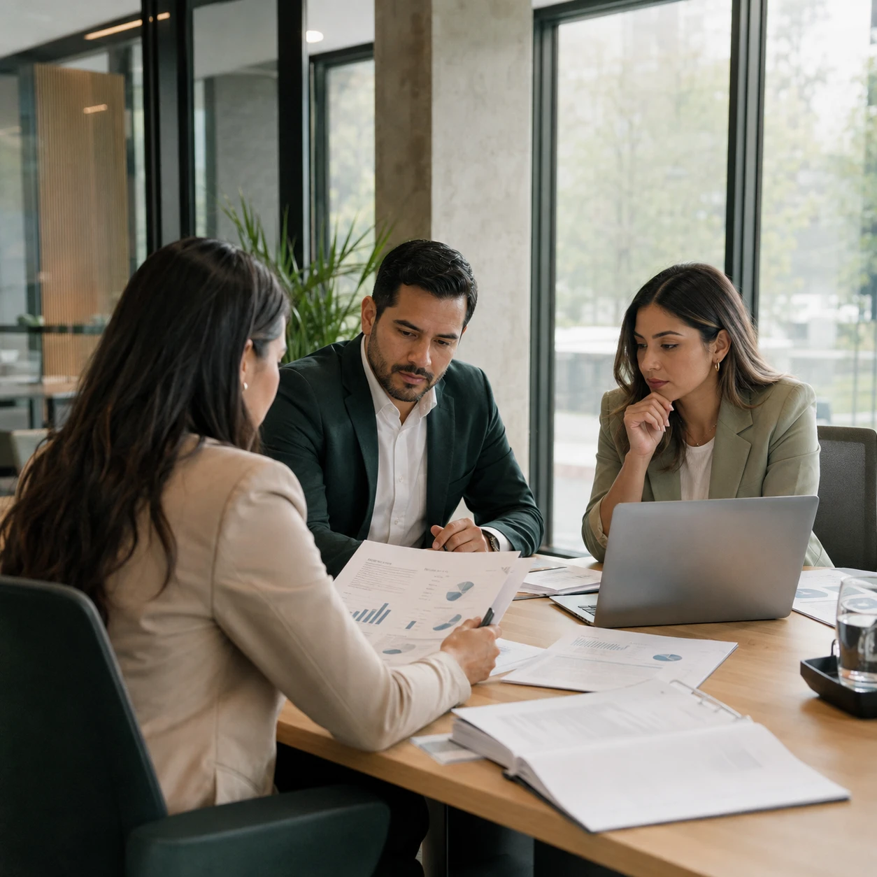 Equipo financiero revisando cierres y reportes para tomar decisiones con información completa